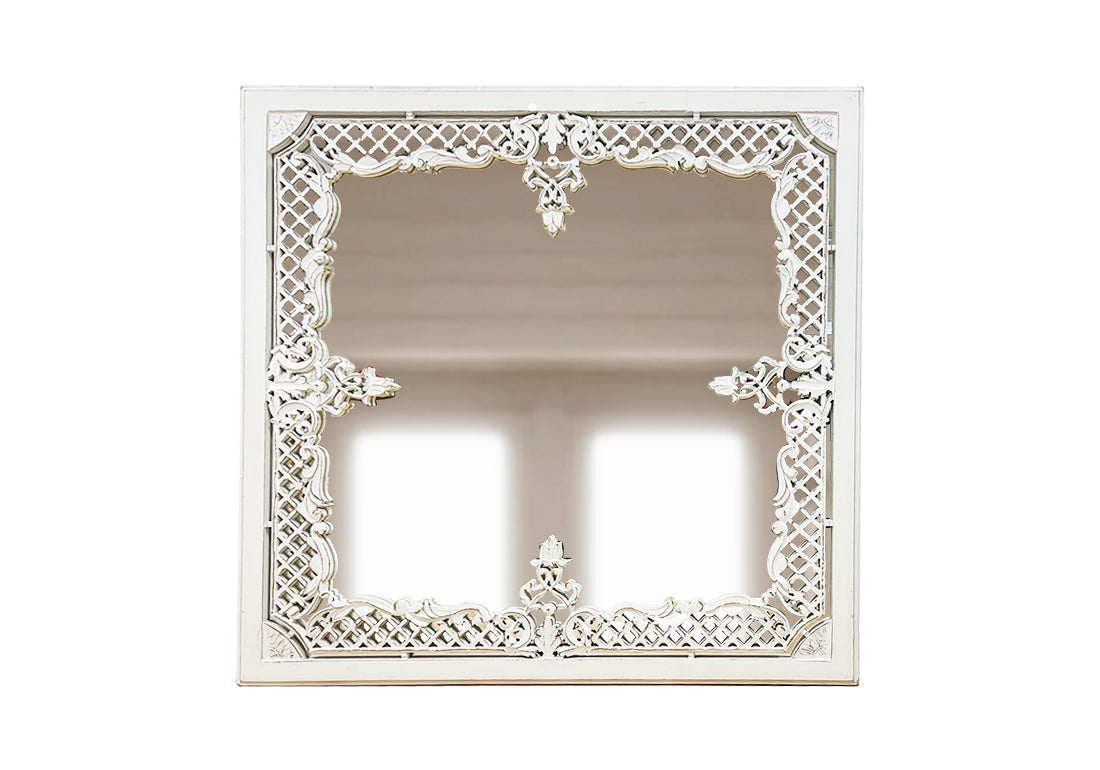 Classic Wooden Handicraft Carved Furniture Wall Mirror