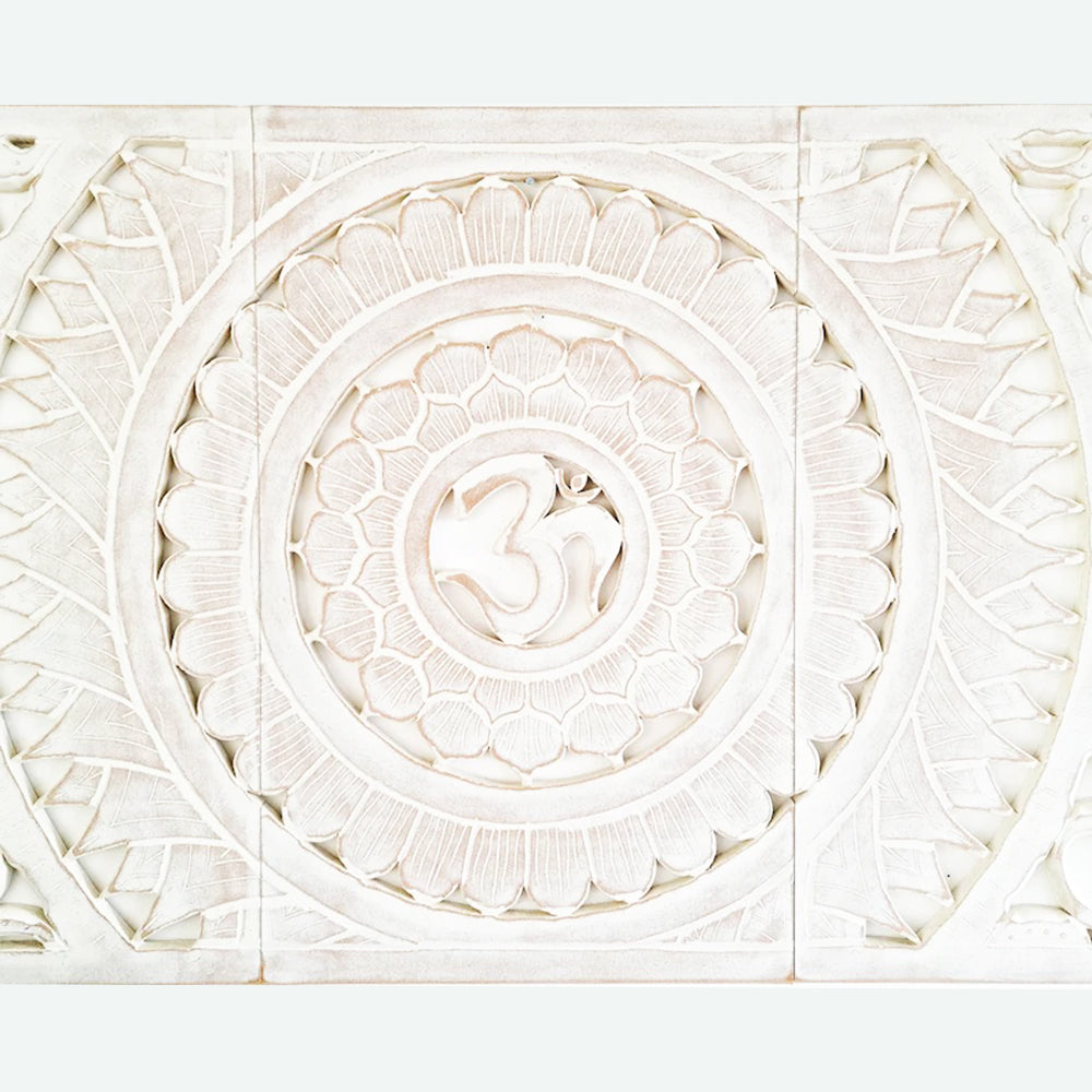 Royal Handcrafted Mandala Art Teakwood Wall Decor