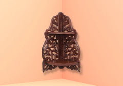 Antique Hand carved Wooden Wall Corner