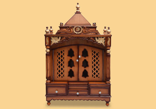 Hand Carved Large Home Temple