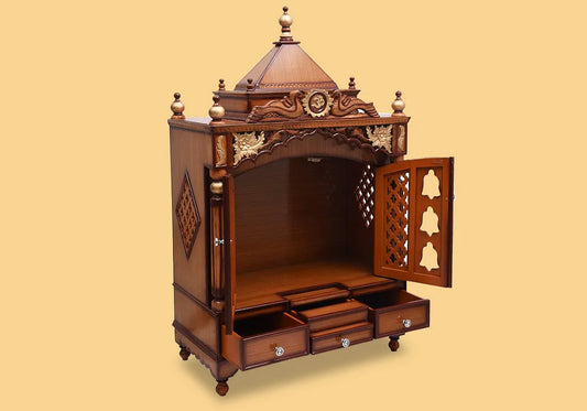 Hand Carved Large Home Temple